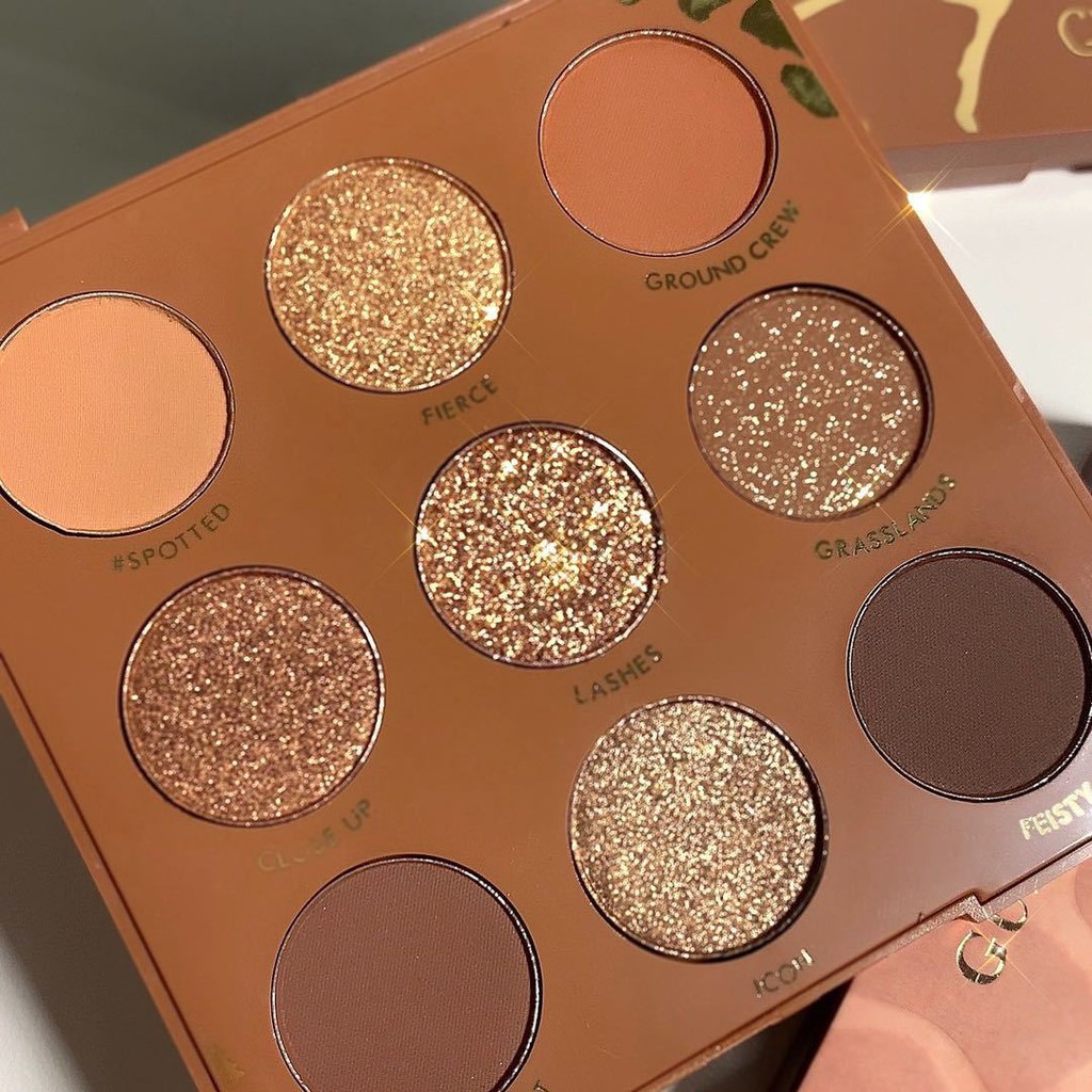 Bảng phấn mắt nhũ lì 9 ô tông nâu cá tính Guicami Wild Child Senabeauty | BigBuy360 - bigbuy360.vn