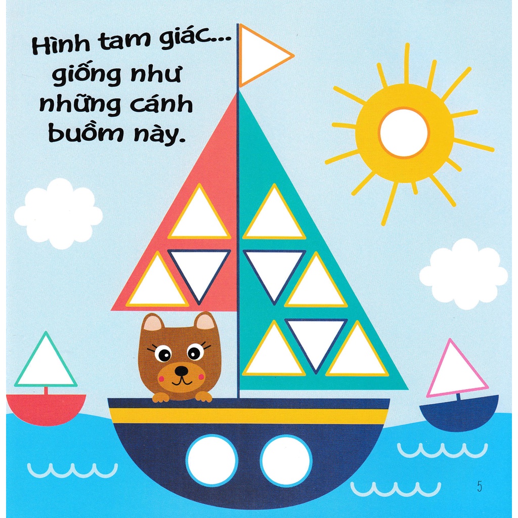 Sách - Hình Dán Ngộ Nghĩnh Phát Triển Khả Năng Quan Sát - Hình Dạng Và Màu Sắc - DTI