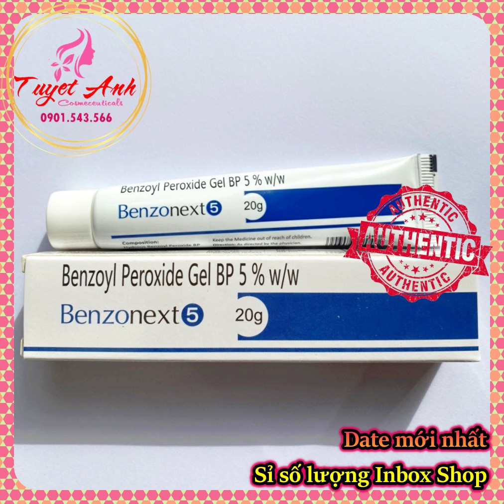 Gel hỗ trợ xóa mụn, Benzonext gel (20g)