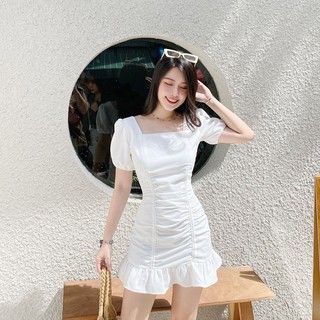 ĐẦM ÔM ĐUÔI CÁ ZAREEN DAB05 TRẮNG