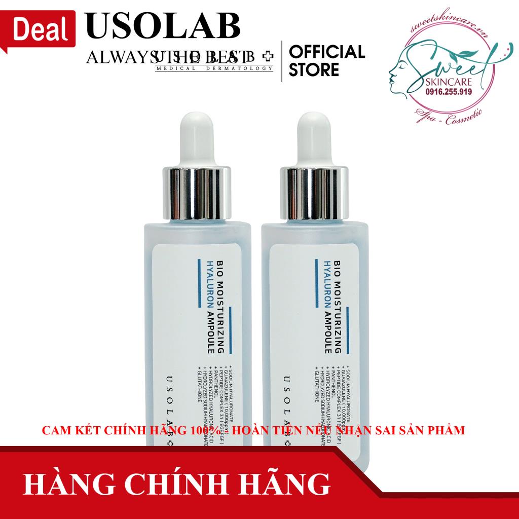 Serum căng bóng Moisturizing Hyalu Ampoule Usolab