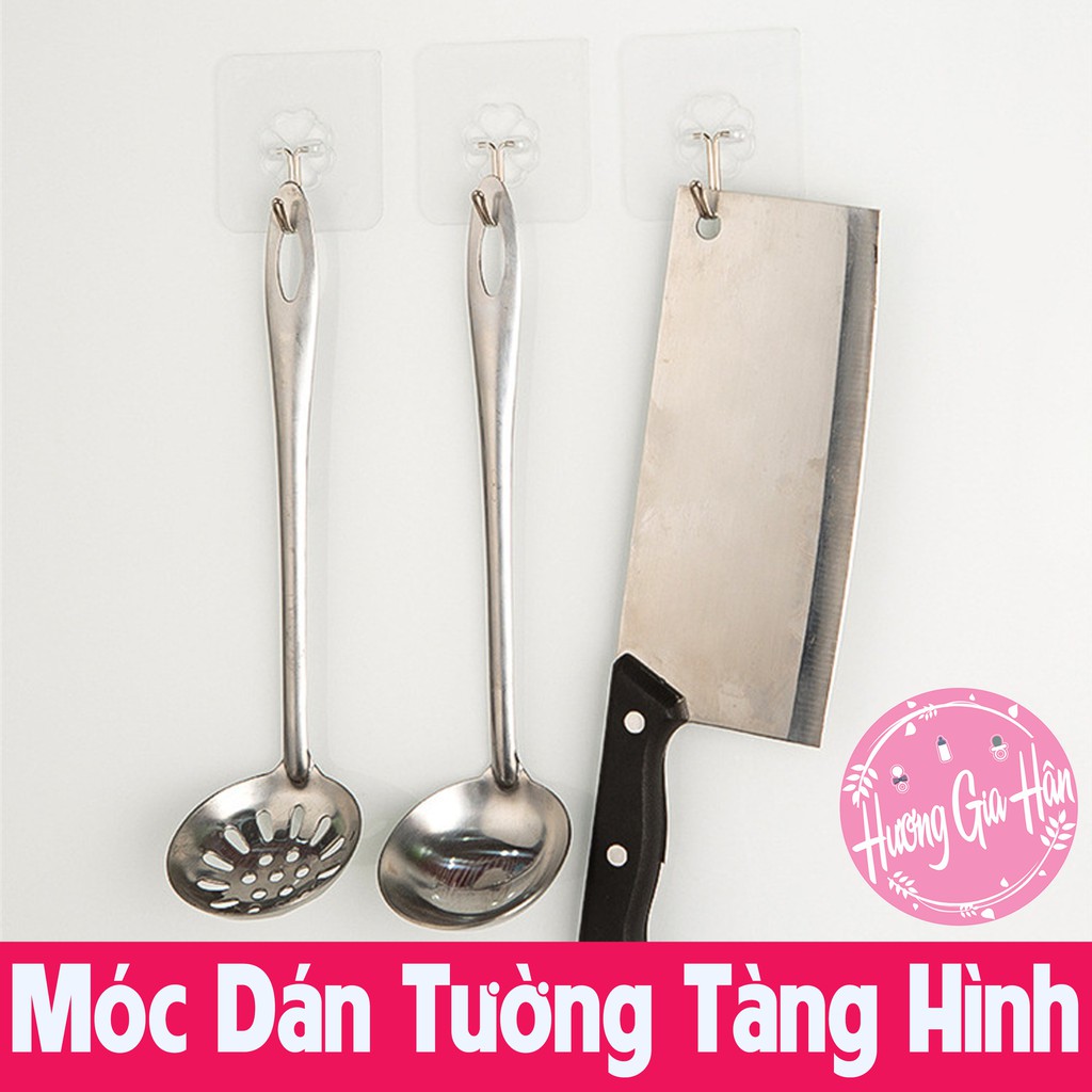 Bán Sỉ 10 Móc Dán Tường Tàng Hình Siêu Dính, Siêu Chắc