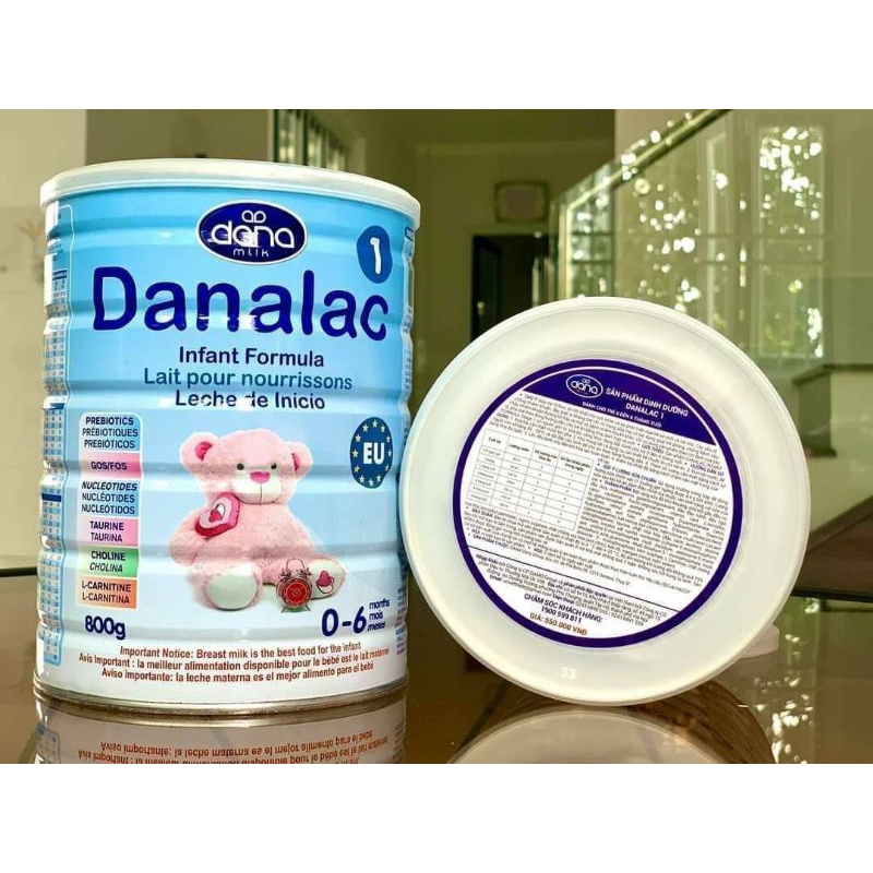 (combo 6 lon) Danalac 0-6/800g chỉ 650k