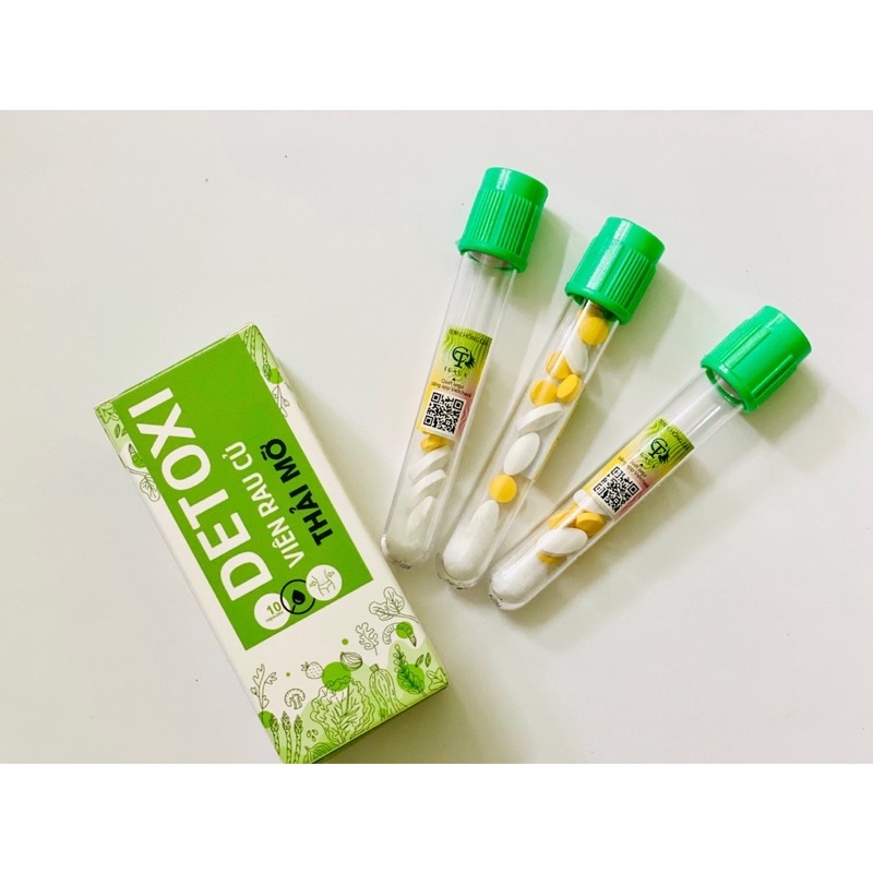 Detox viên rau củ thải mỡ