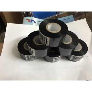 Combo 10 cuộn mực in ngày tháng ruy băng 3cm màu đen-mực in nhiệt-mực indate