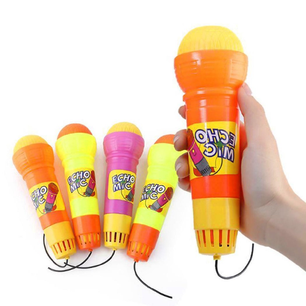 ☬☬ஐMicro Karaoke Âm Vang Đổi Giọng Bằng Chất Liệu Nhựa Dành Cho Bé