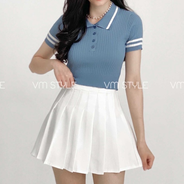 Chân váy tennis trơn nhiều màu kèm quần lót bên trong, thời trang Ulzzang nữ Fmstyle Saigon 21CV05JM1204 | BigBuy360 - bigbuy360.vn