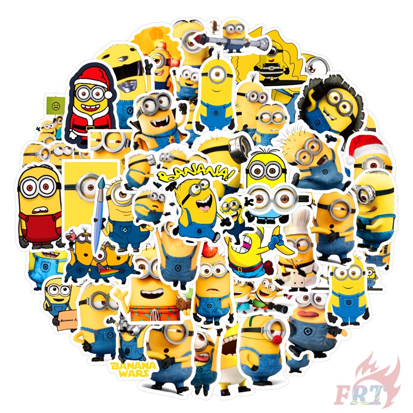 ❉ Minions Series 05 - Despicable Me Stickers ❉ 50Pcs/Set Movie Waterproof Fashion DIY Decals Doodle Stickers