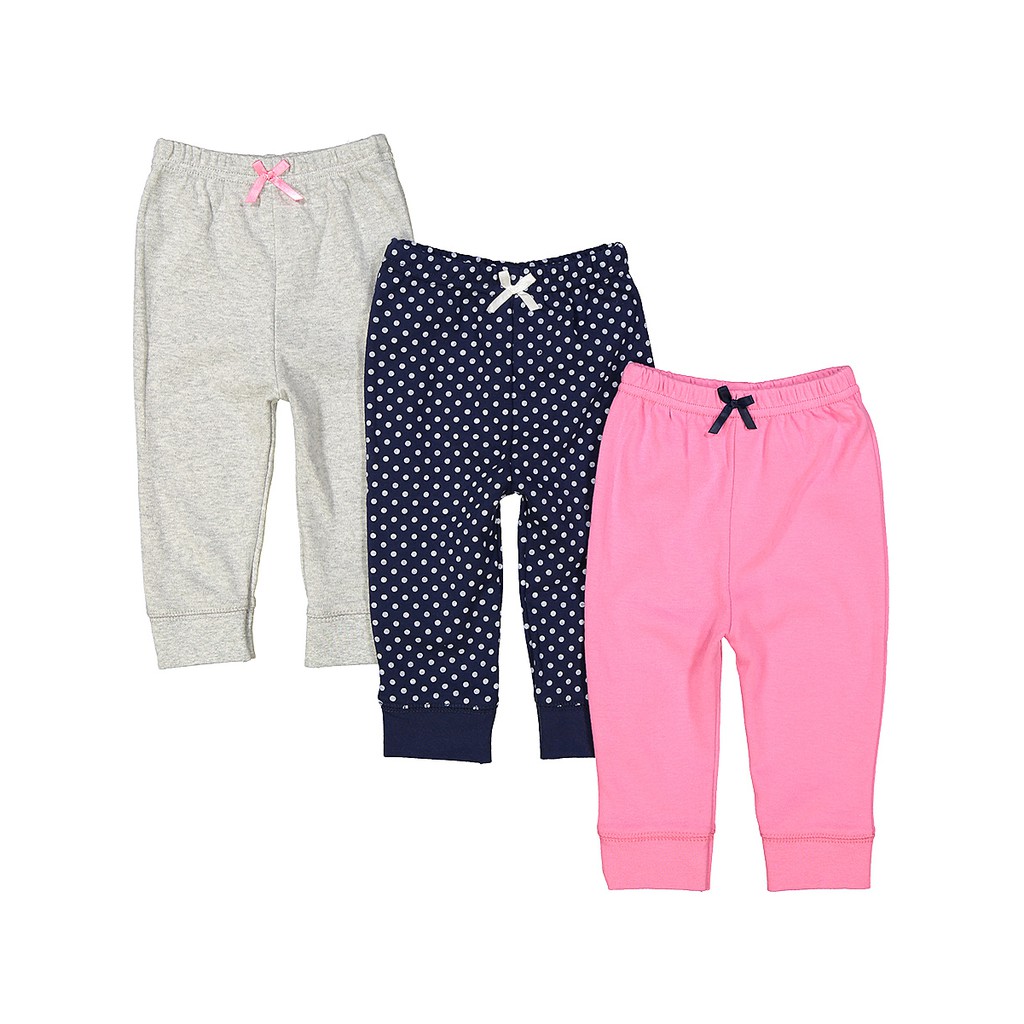 quần sơ sinh bé gái set 3 chiếc (3-5.5 kg)