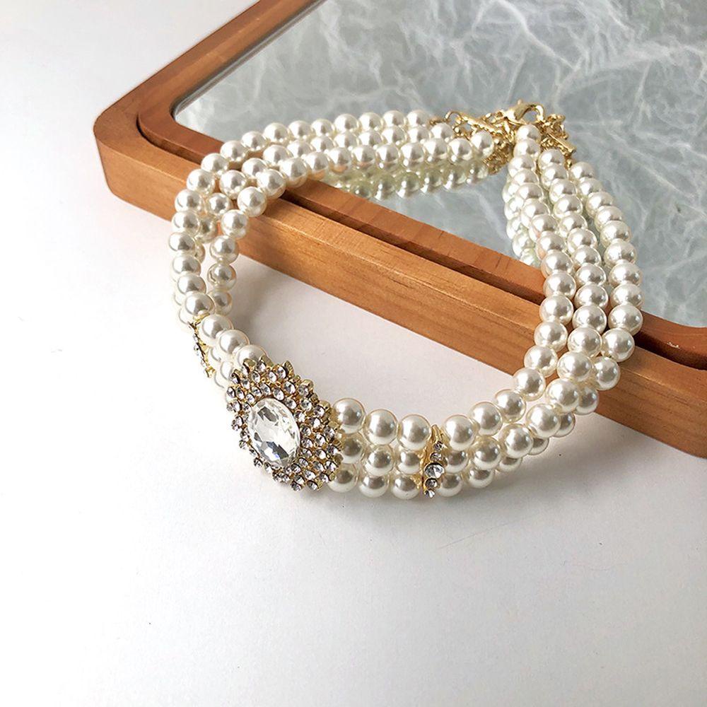 Vòng cổ Mặt Hoa Phong Cách Baroque Thanh Lịch Cho Nữ|Kính Cường Lực Bảo Vệ Màn Hình Chất Lượng Cao|Phụ Kiện Trang Sức Bằng Hợp Kim Chất Lượng