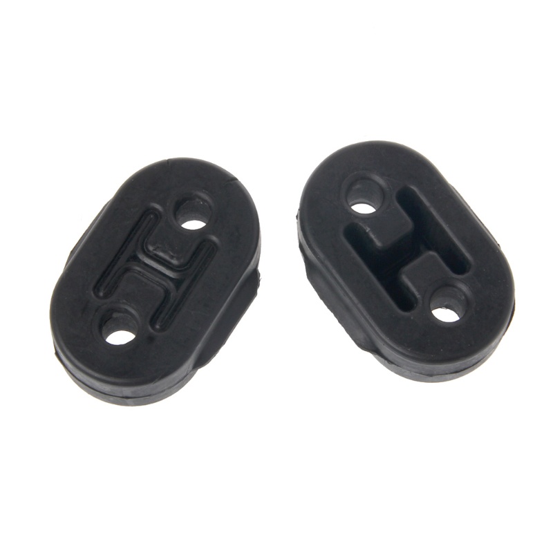 Bộ 2 Khung Treo Ống Xả Khí 2 Lỗ 10mm Bằng Polyurethane Chất Lượng Cao