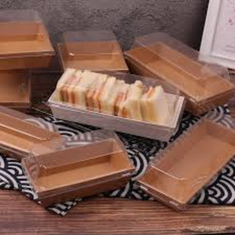 Hộp Kraft đựng đồ ăn nóng, bánh ngọt