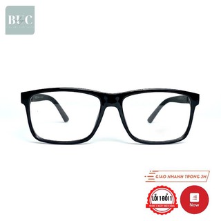 Gọng kính cận mắt vuông nhựa cacbon BucShop dành cho nam nữ