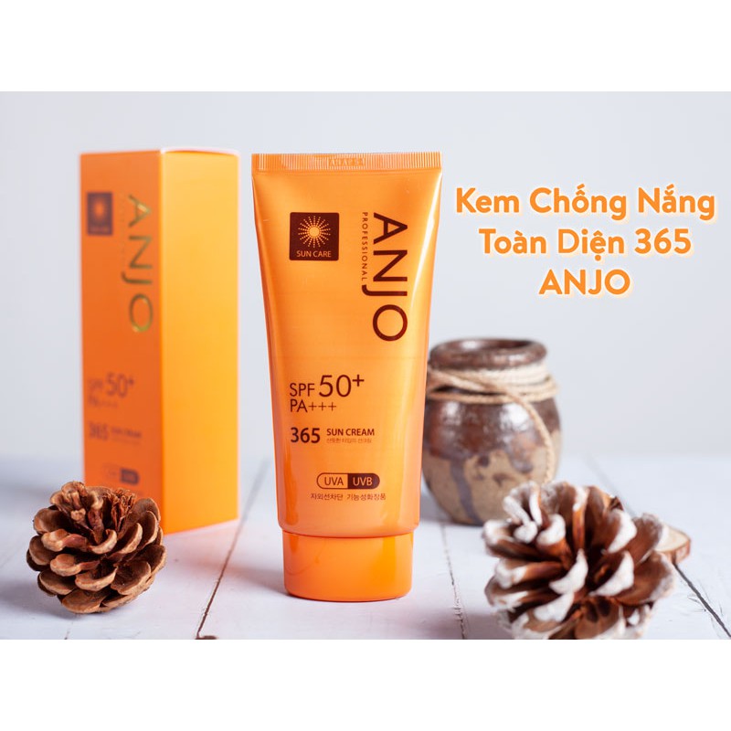 Kem Chống Nắng Toàn Diện Anjo 365 Sun Cream SPF50+PA+++ 70g