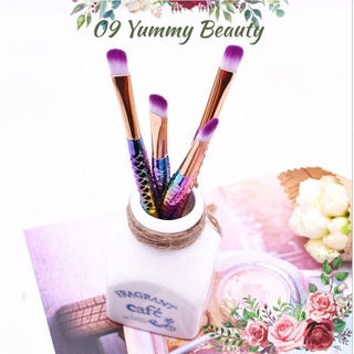 HOT 🎀  Cọ makeup mắt thiết kế Tiên Cá lấp lánh siêu sang nội địa chính hãng