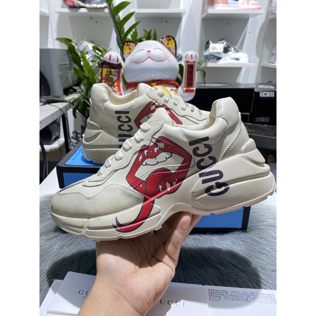 Giày Thể Thao .G.U.C.C.I Môi Chuẩn 1 1[FREE SHIP - ẢNH THẬT] Giày Sneaker Độn Đế Full Size Nam Nữ
