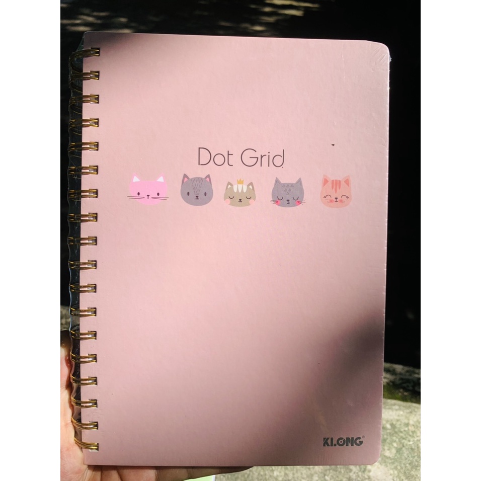 SỔ LÒ XO B5 RUỘT CHẤM DOT GRID 200TR B5 KLONG MS 962