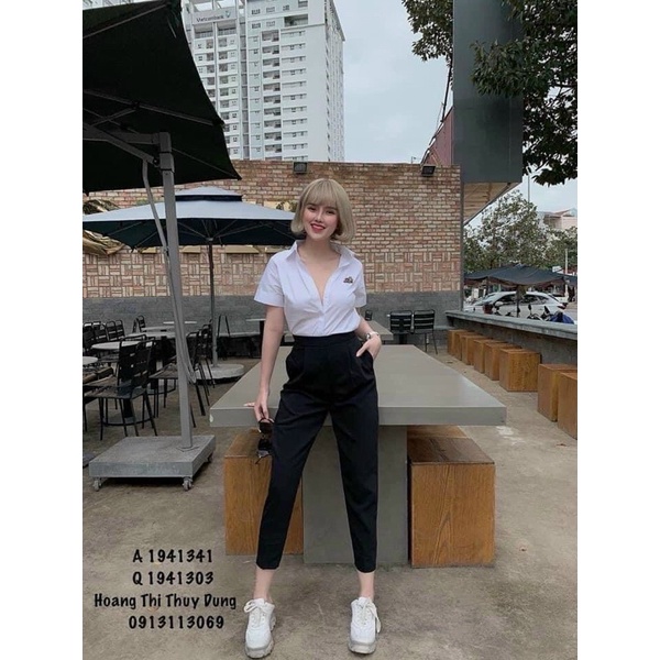 Đổ bộ quần baggy tây lưng thun hothit