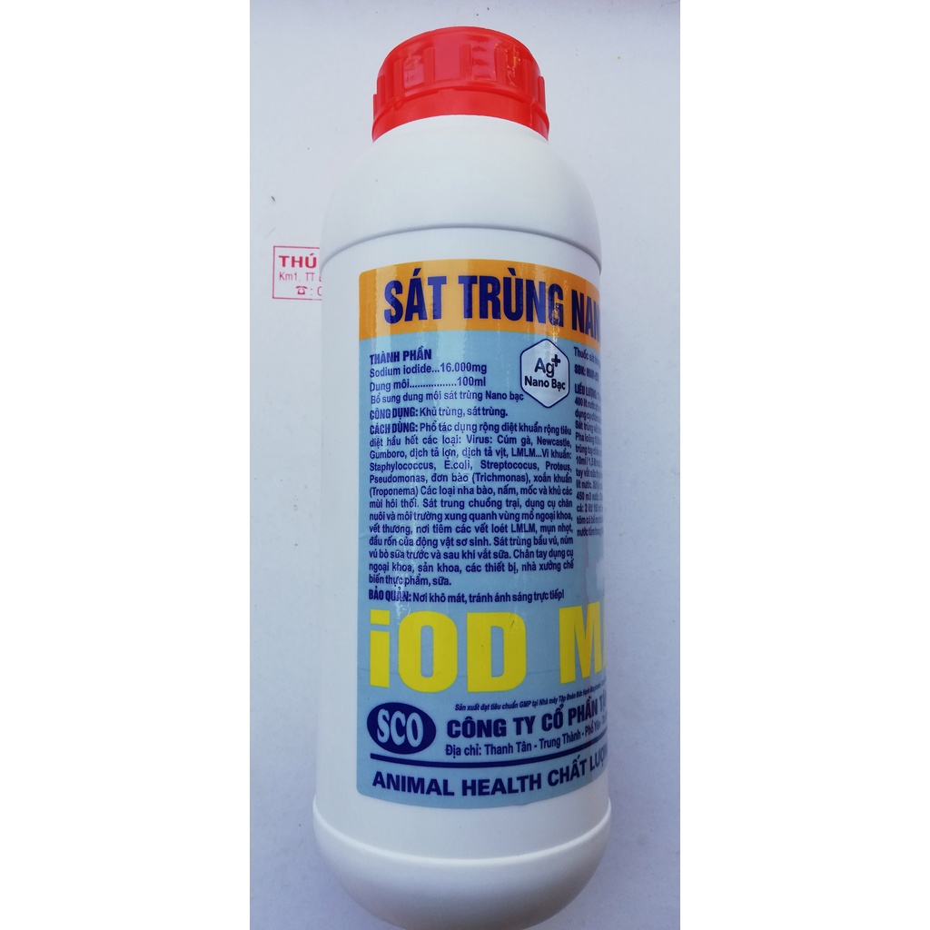 1 lít IOD MAR 16 % SÁT TRÙNG NANO BẠC, DUNG DỊCH SÁT TRÙNG DIỆT KHUẨN