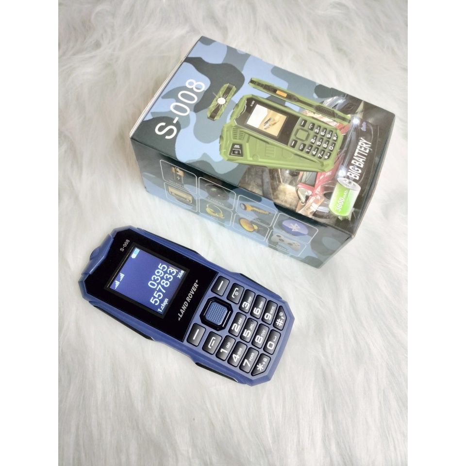 Điện thoại pin khủng 2 sim Landrover S008 cho người già có ghi âm cuộc gọi giá rẻ