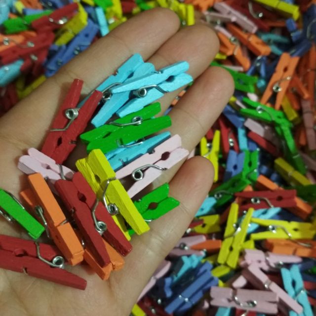 Combo kẹp gỗ màu