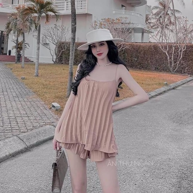 Set đồ nữ cá tính, set váy liền thân đi chơi sang chảnh mùa hè đẹp 8A00106 | BigBuy360 - bigbuy360.vn