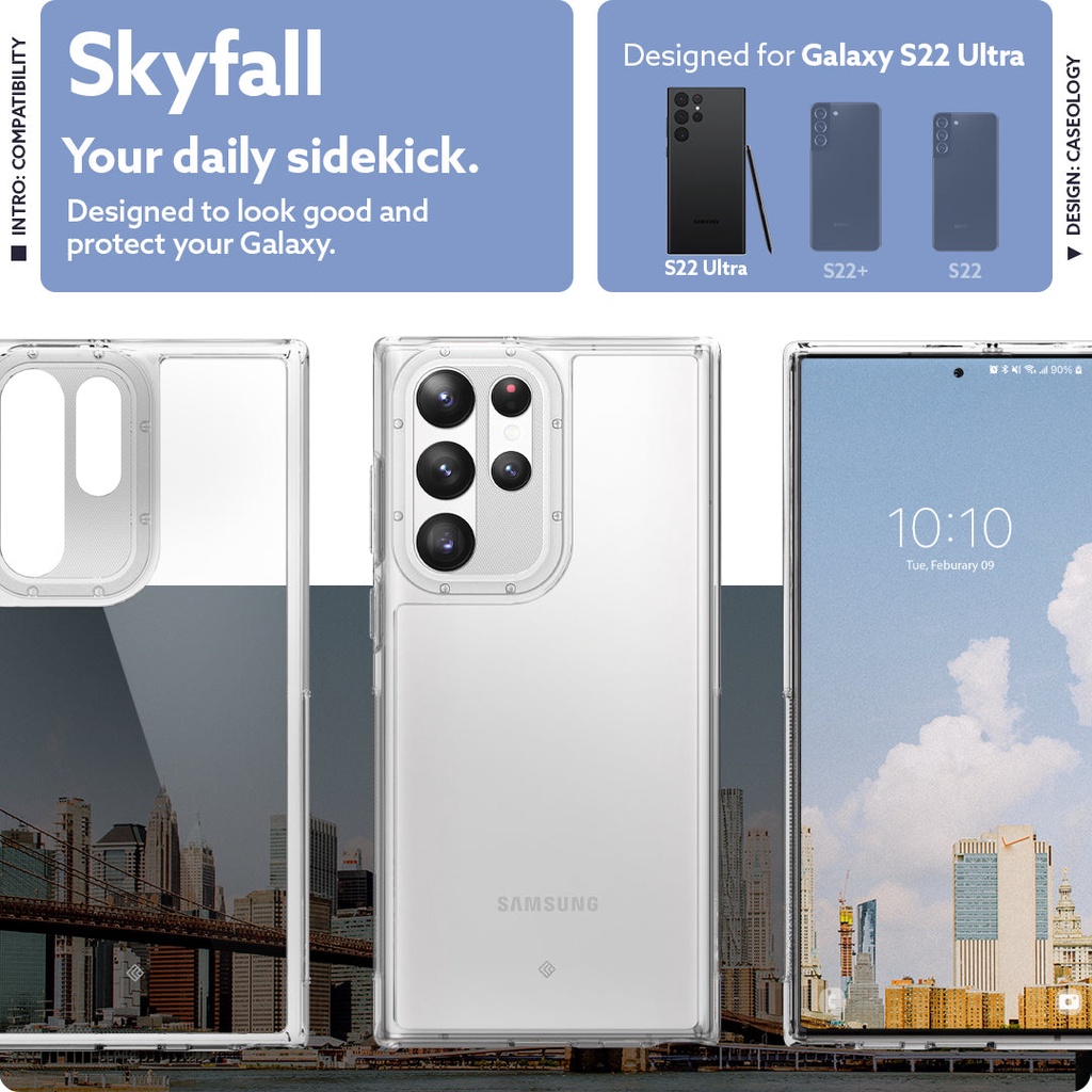 Ốp Lưng Spigen Caseology Skyfall Dành Cho Galaxy S22 Ultra