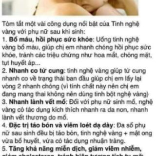 Tinh bột nghệ vàng nguyên chất