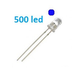 Led Đơn 5mm siêu sán màu xanh dương