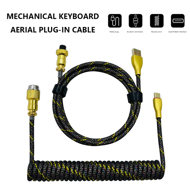 Dây Cáp USB C Dành Cho Bàn Phím Cơ Chơi Game