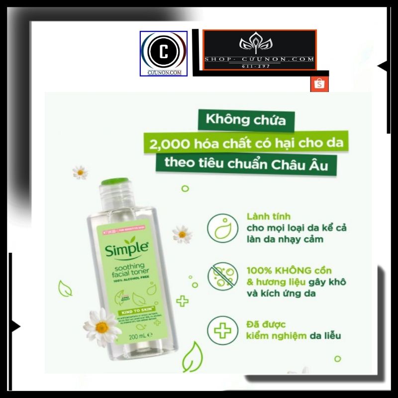 toner simple_ toner simple Simple, Toner Simple Kind To Skin Soothing Facial | BigBuy360 - bigbuy360.vn