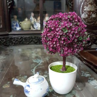 Cây hoa nhựa trang trí