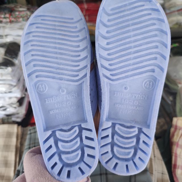 Dép tổ ong NIKA màu xanh