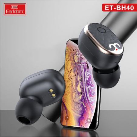 [[Hàng chính hãng]]Tai Nghe Bluetooth True Wireless Earldom ET-BH40. Nghe nhạc siêu trầm bass căng đét