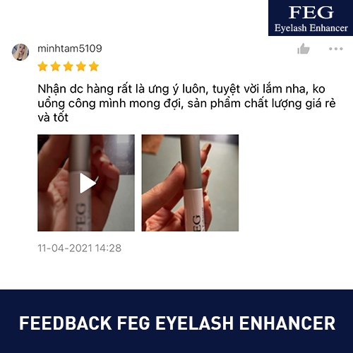 [CHÍNH-HÃNG] Dưỡng mi xanh FEG (FEG eyelash enhancer) Dưỡng mi dài dày cong với chiết xuất tự nhiên_3ml | BigBuy360 - bigbuy360.vn
