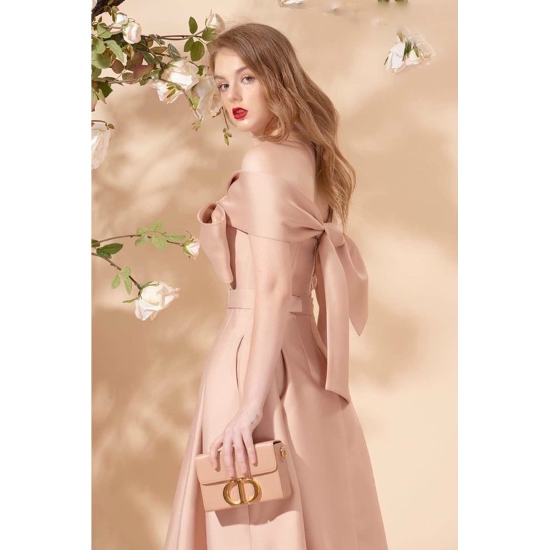 Đầm dự tiệc xếp ly tùng váy TRIPBLE T DRESS kèm phụ kiện phối dc 2-3 kiểu váy - size M/L (kèm ảnh/video thật) MS321V