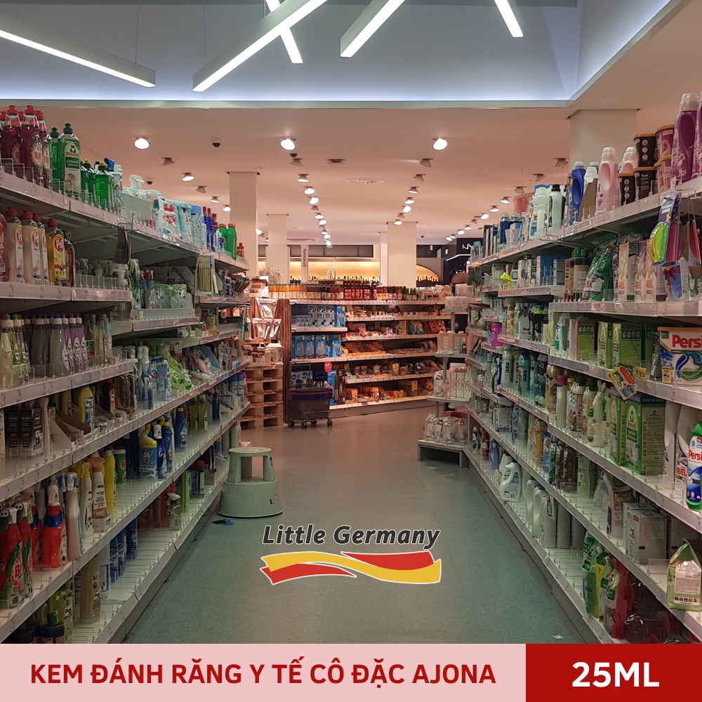 Kem đánh răng y tế Ajona tuýp 25ml - Làm sạch cao răng, ngừa viêm lợi, hôi miệng - Hàng Đức nội địa