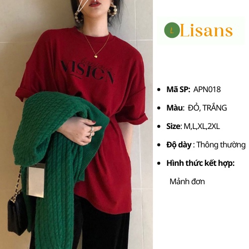 Áo phông rộng nữ tay lỡ đẹp Quảng Châu APN018