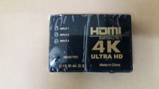 Switch HDMI 3 ngõ vào - 1 ngõ ra hỗ trợ 4k*2k