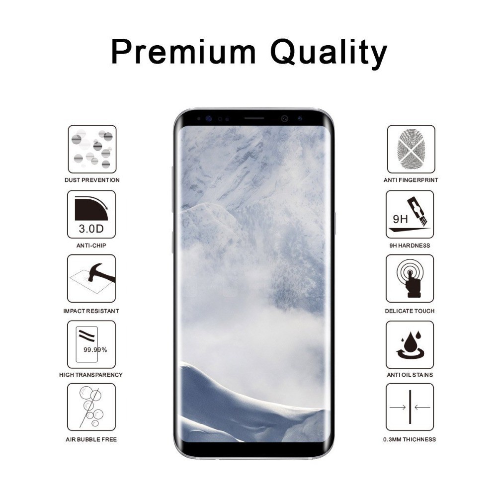 Kính Cường Lực Full màn Samsung S8 S8 Plus S9 S9 Plus Note 8 Note 9 S7 Edge