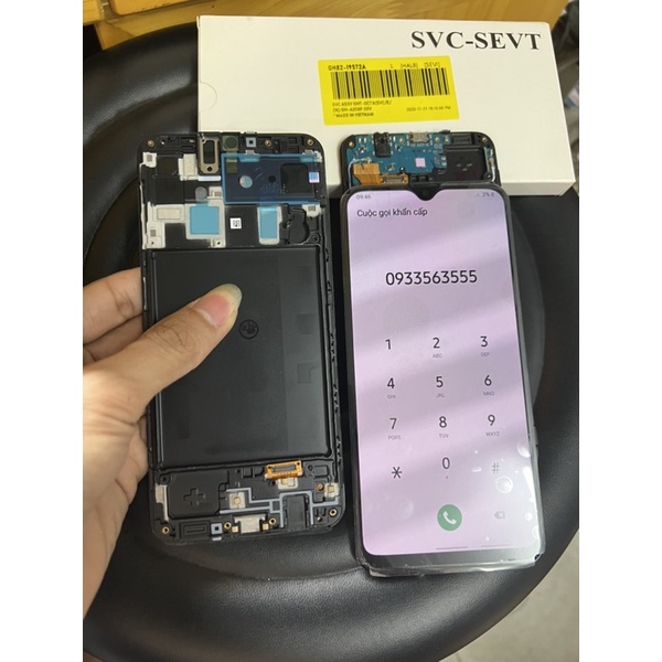 Màn hình Samsung A20 ( A205F ) công ty liền khung