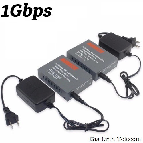 Bộ chuyển đổi quang điện Netlink HTB GS-03 1Gbps 1 cặp AB - Converter quang 1G