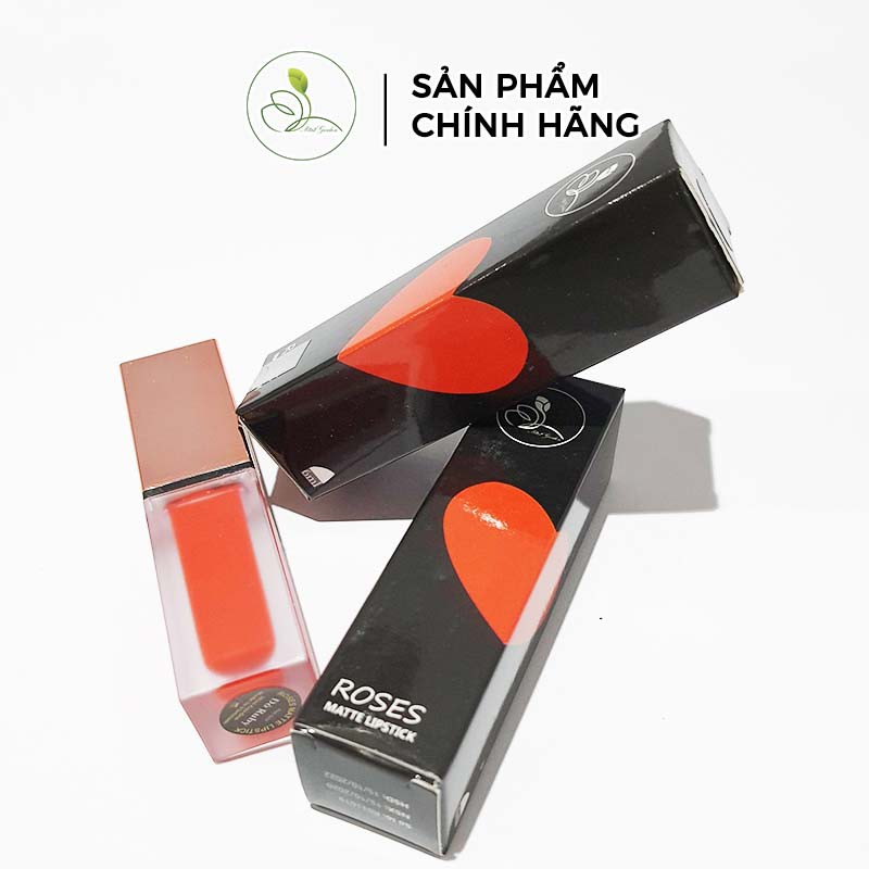 Son Môi Ha:py Mini Garden  Matte Lipstick Kem Mịn Lì 3.5ml PV1000 - Phiên Bản Son Rose Mới