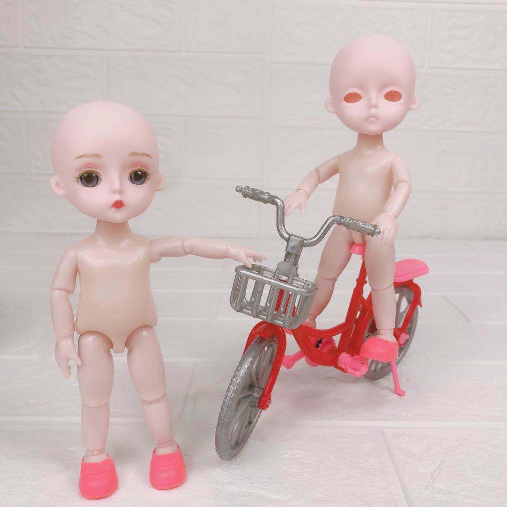 Mô Hình Búp Bê Barbie Đáng Yêu Trang Điểm Ob11 16cm