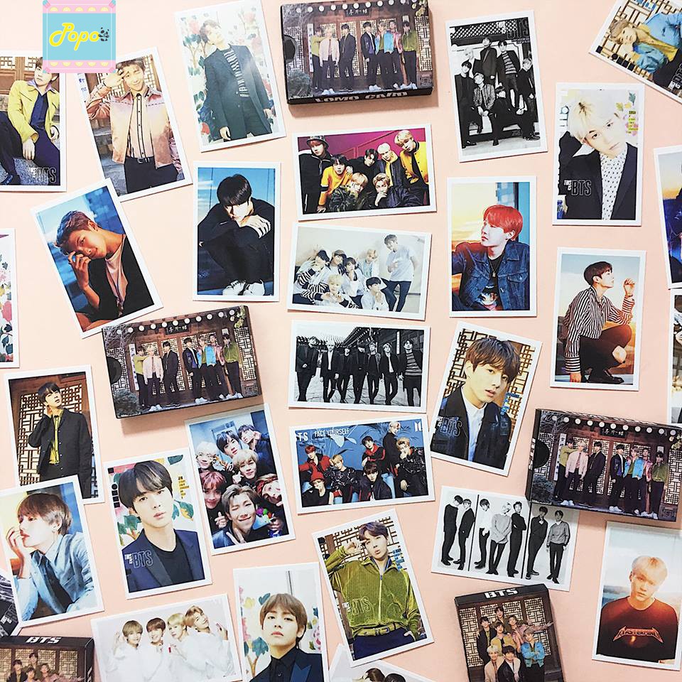 [MUA1 TẶNG1] 20 mẫu Lomo card 30 ảnh BTS siêu nét 1080HD in lỳ