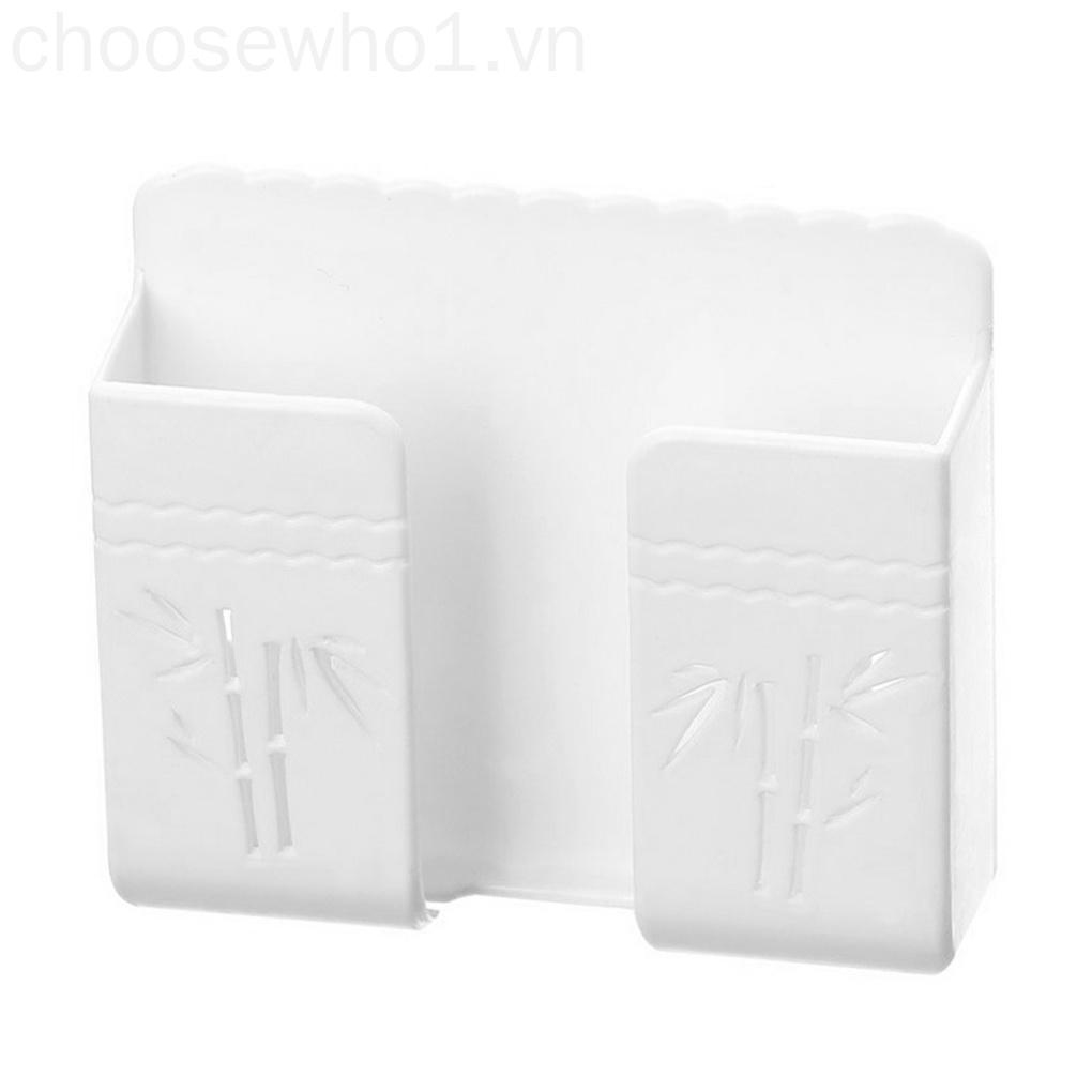 Giá đỡ điều khiển từ xa/điện thoại gắn tường bằng nhựa tiện dụng