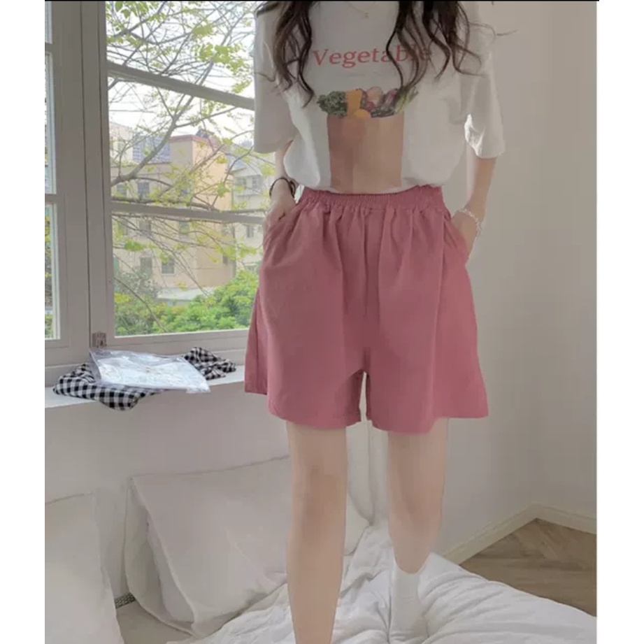 BIGSIZE Quần Short ống rộng nữ 40-100KG LINEN thời trang năng động lưng chun co giãn | BigBuy360 - bigbuy360.vn