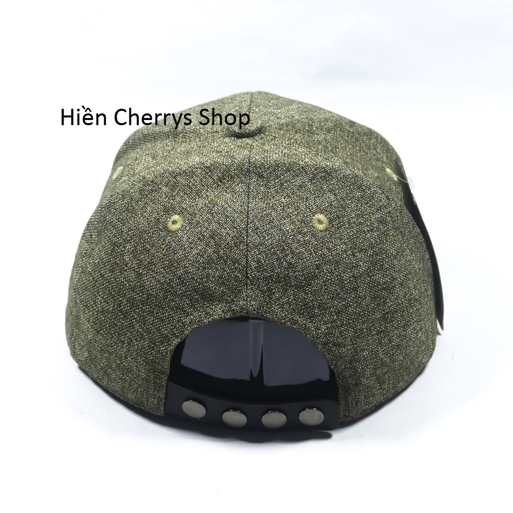 Mũ Nón Snapback thời thượng - Nón hiphop mặt da gắn mặt sắt phong cách phù hợp với mọi lứa tuổi