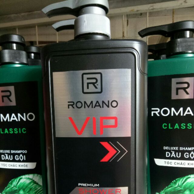 Dầu Gội / Sữa Tắm Romano VIP 650g