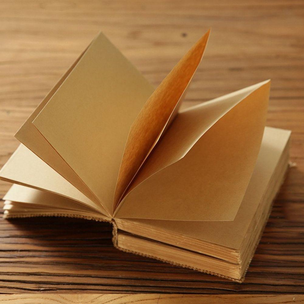 Sổ Tay Bìa Giấy Kraft Trơn Handmade DIY